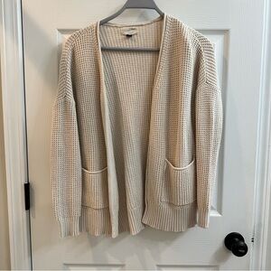Universal Thread Cream Open-Front Cardigan
